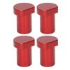 4PCS Woodworking Desktop Limit Blocks Multifunctional Workbench Peg Brake Stops 20mm Diameter Red