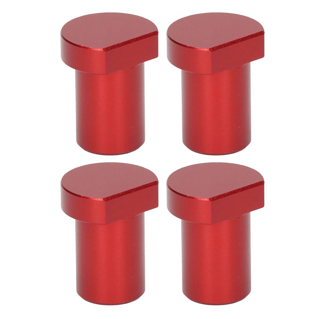 4PCS Woodworking Desktop Limit Blocks Multifunctional Workbench Peg Brake Stops 20mm Diameter Red