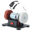 Professional 150W Mini Desktop Grinder With Coarse Fine Wheels And Non Slip Base For Sanding Grinding Sharpening Tasks