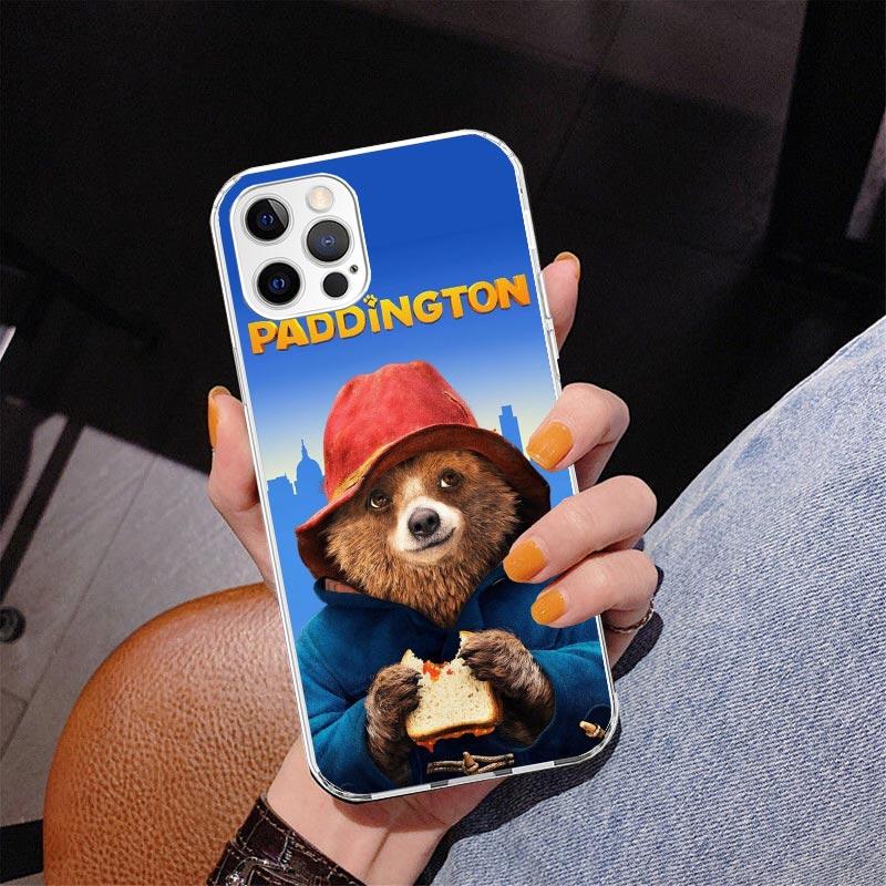 Cute P-PaddingtonS Bear Phone Case For iPhone 13 12 Mini 11 Pro Max XS XR X SE 7 8 Plus 5S 5 6S 6 Gift Print Cover Fundas