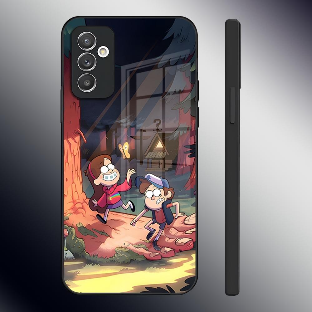 G-Gravity F-Falls Phone Case For Samsung S24 Ultra S23 S22 S20 Fe S21 Plus A54 A34 A24 A53 A13 A16 Glass Back Cover Samsung s21plus