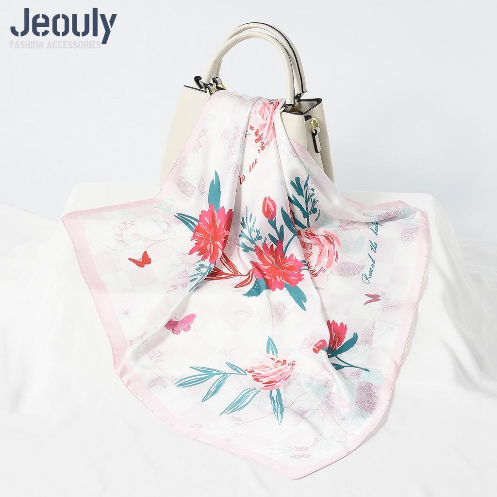 Cross-Border 70cm Silk Cashew Print Scarf - Autumn/Winter Women's Fashion Headscarf