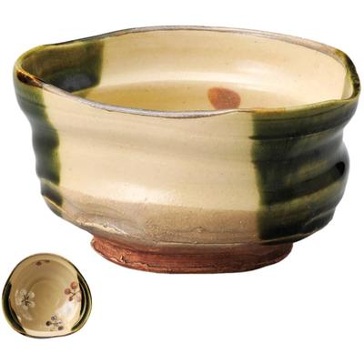 Matcha Oribe Umeboshi Mino Made In Boxed Ale-net Bowl, Design, Ware, Japan,