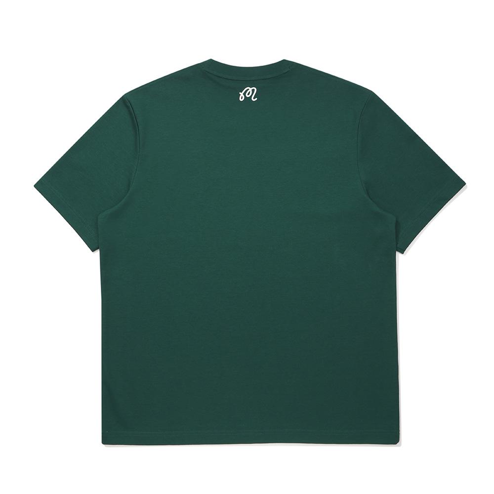 MALBON GOLF Malbon Script Uni Round T-Shirt Green