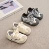 Youth Style Shoes Kids Casual Sneakers With Non-Slip Rubber Sole PU Upper Boys Girls Fall