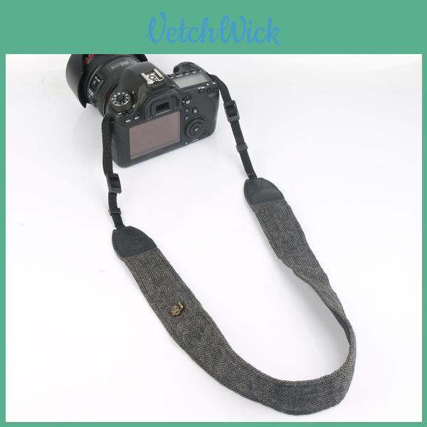 Camera Cotton Shoulder Strap For Dslr Cameras With Adjustable Length For Comfortable Photography