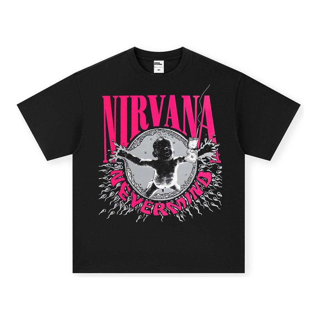 2025 Nirvana Vintage Retro Washed Long Sleeve Tee