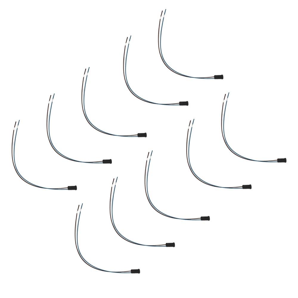 10Pcs 20cm G4 LED Bulb Socket Cable Wire Connector Wire Adapter G4 Lamp Socket Cable Halogen Base Lamp Holder Cable