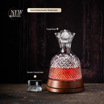 Luxury Rotating Wine Decanter Set