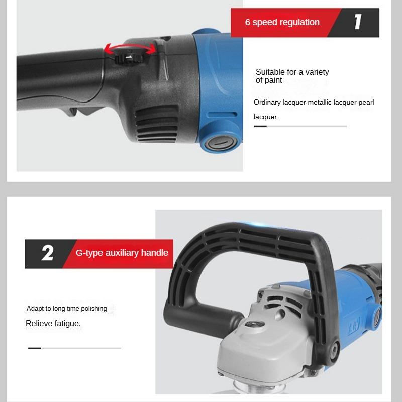 Dongcheng Polishing Machine S1P-FF04-180 Speed Regulation Polishing Car Waxing Machine Polishing and Polishing Dongcheng Power Tools