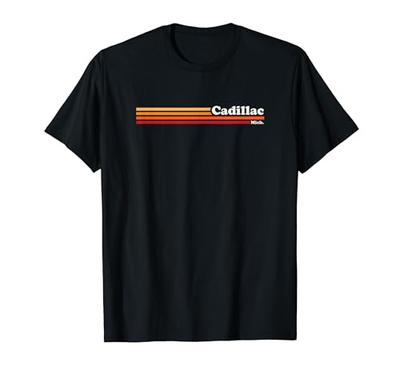1980s Vintage Graphic Style Cadillac Michigan T-Shirt