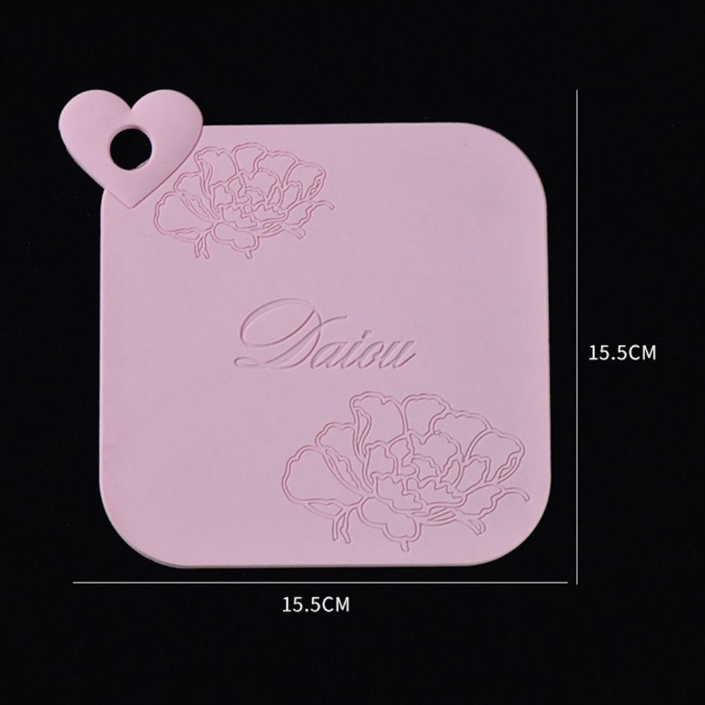 

Insect Prevention Shower Drain Pad Bathtub Stopper Bathroom Washroom Kitchen Supplies 15.5x15.5cm розовый