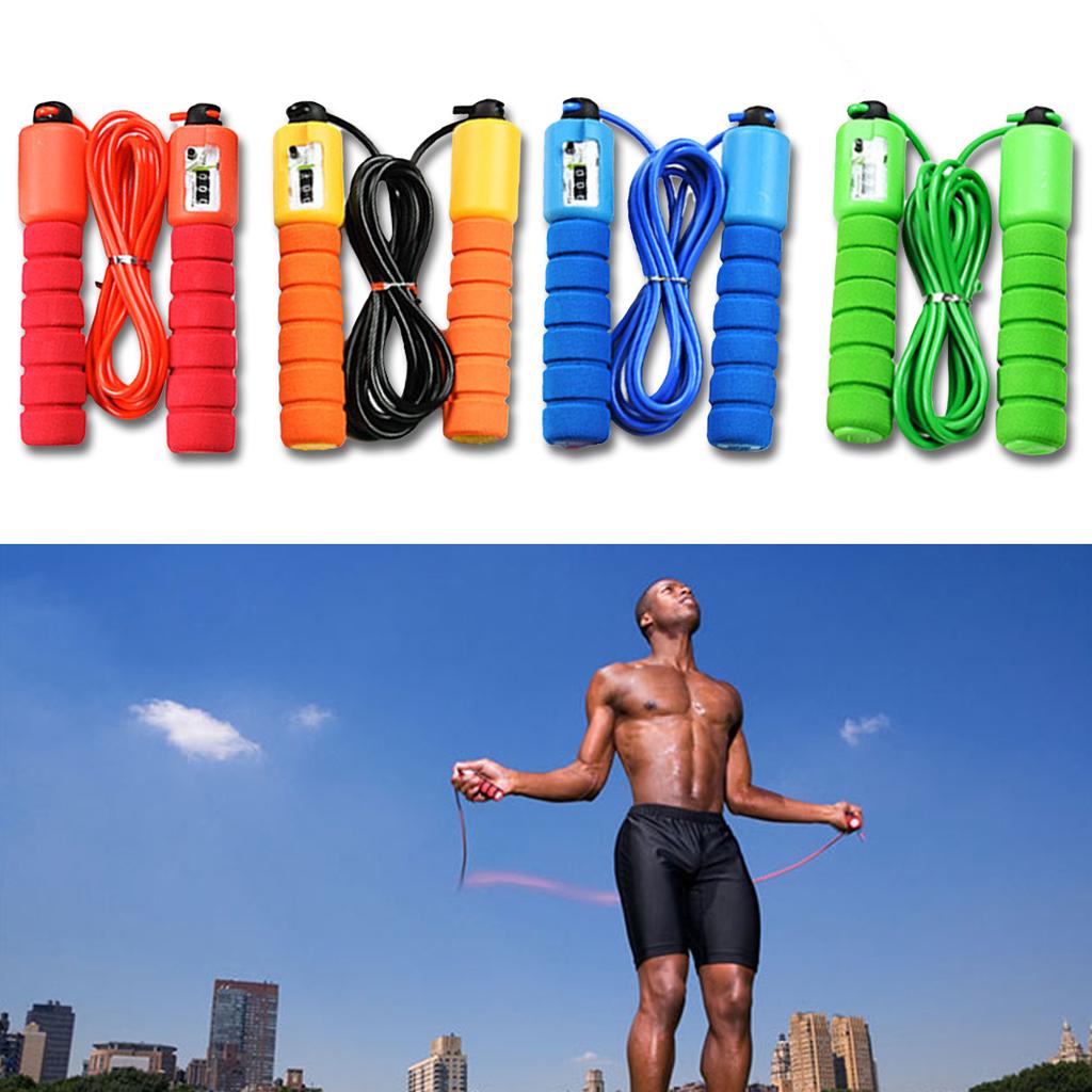 Buy Jump Ropes With Counter Sports Fitness Adjustable Fast Speed ...