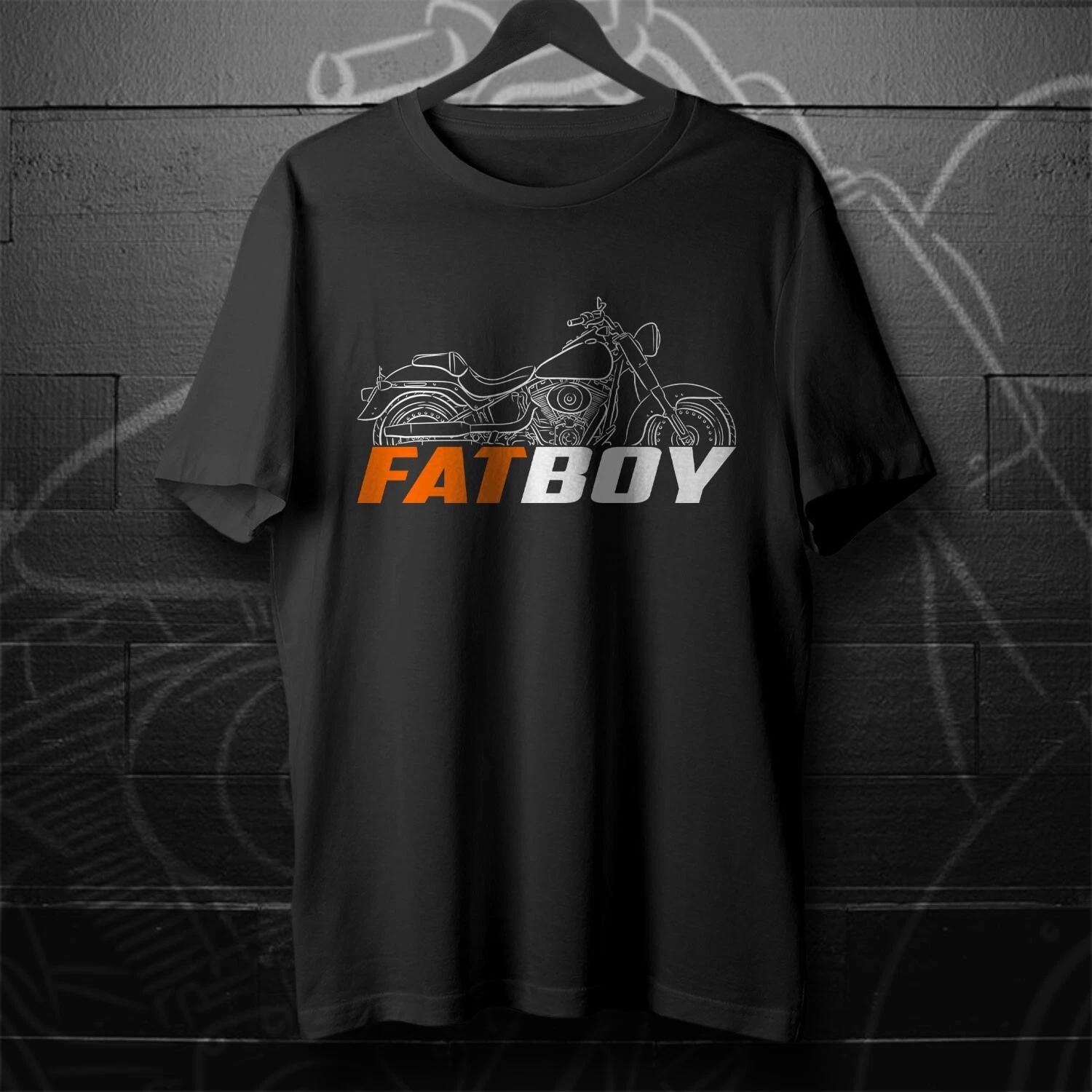 Harley-Davidson FLSTF & FLSTFI & FLSTFBS Fat Boy 1990-2017 - Motorcycle T-Shirt S