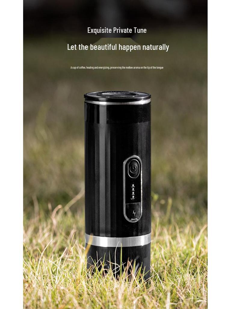 Přenosný bezdrátový kávovar na espresso do auta: Plně automatický italský kávovar na kapsle