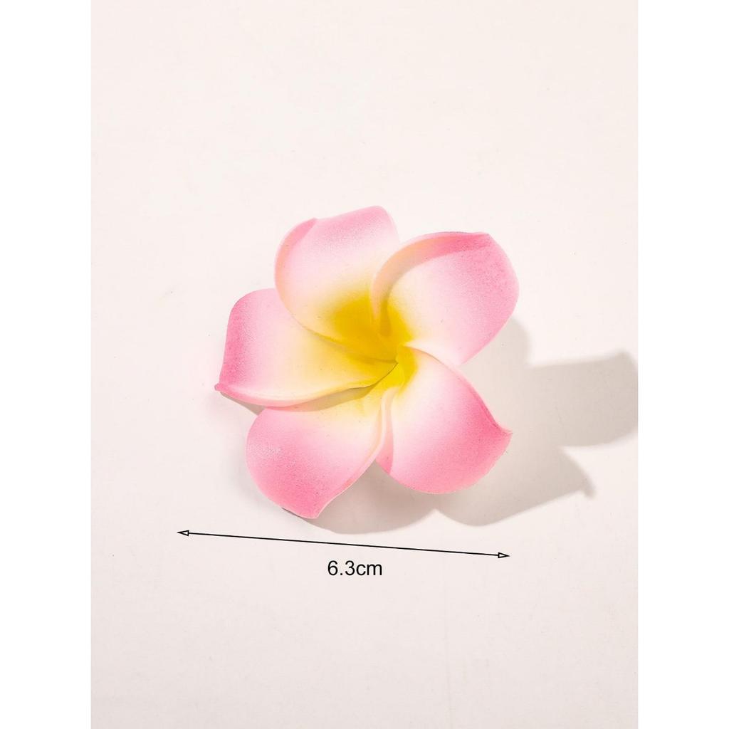 2 Pcs Pinces à Cheveux Design Fleurs Colorées, Fixation Antidérapante, Style Hawaïen, Accessoires Mignons, Cadeau de Vacances pour Femmes et Filles