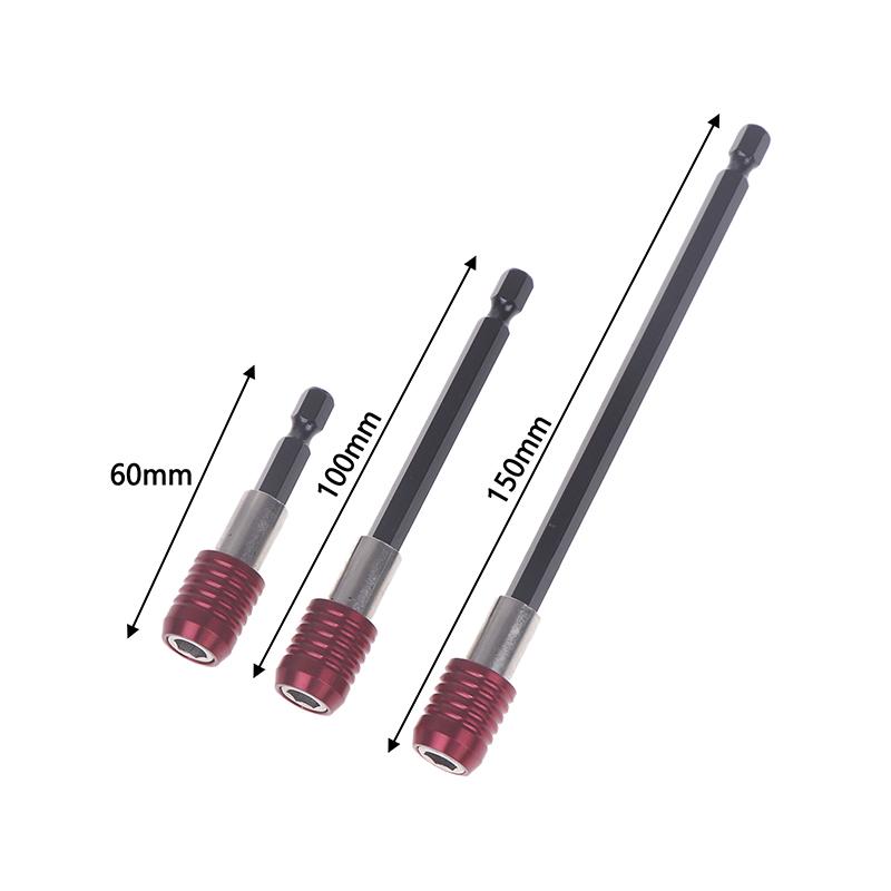 

1/3 шт. Шестигранная ручка Красный Удлиненный Быстросъемный Самоблокирующийся Удлинитель Удлинитель 300 мм Инструмент-удлинитель для отвертки