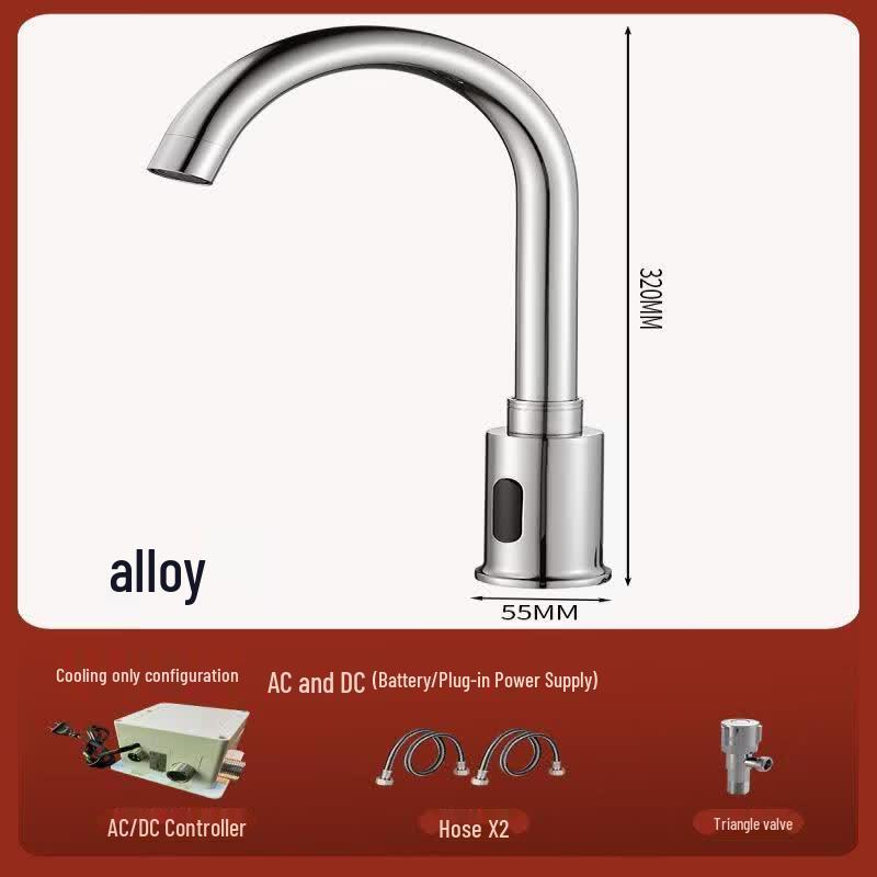 TaiJuFu Deck-Mounted Automatic Cold Sensor Faucet