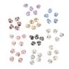 50 Pcs Nail Crystal Rhinestones 10 Types Multi Shapes Jewels Stones Sparkle 3D Nail Art Charms for
