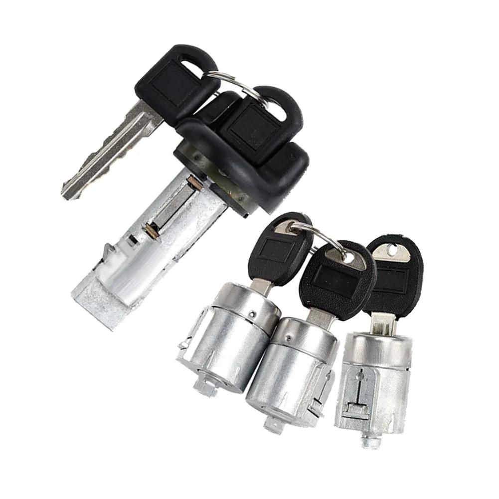 Newest Ignition Switch Cylinder & 3 Door Lock Set W/2 Keys For Suburban For Tahoe 98-99 Part Number 703935 702674 597749