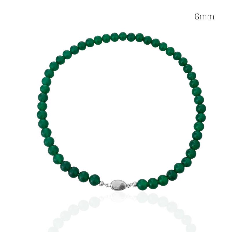 2024 High-End Natural Red Agate Clavicle Choker Necklace for Women: New Chinese National Style Accessory