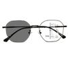 Trendy Photochromic Reading Glasses for Women Men Classic Square Frame HD Presbyopia Color Changing Progressive Multifocal Eyewear