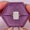 1-4CT Radiant Cut Moissanite Engagement Ring GRA Certified   CopperSolitaire Diamond Wedding Bands for Women Jewelry