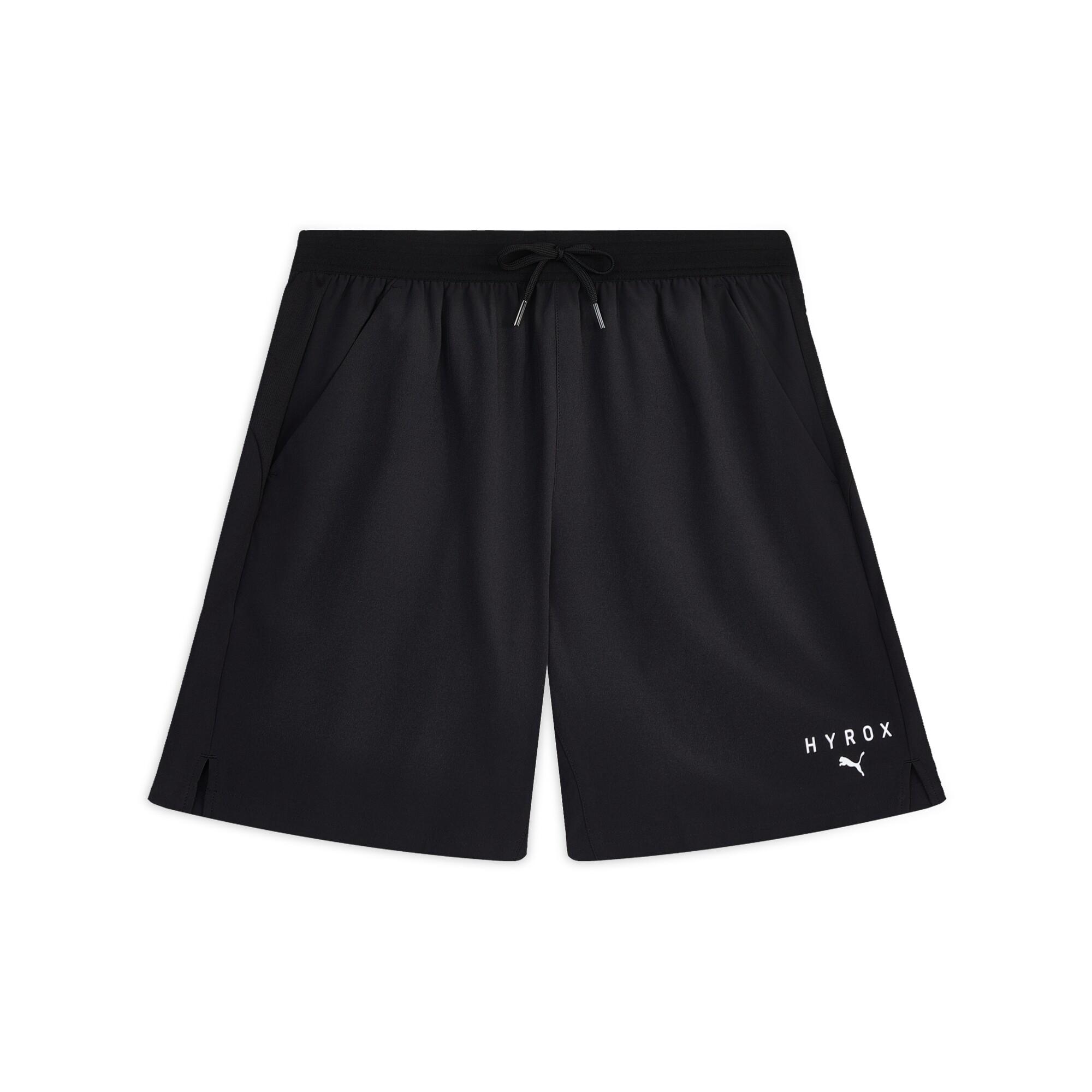 Puma X Hyrox Collaboration Shorts Casual Breathable Running Fitness Training Ice Feel Moisture Wicking Quick Dry Sports Shorts Men shorts 529292-01 S