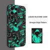 Blackened Clown Phone Case for Samsung Galaxy S25 S24 S23 S22 S21 S20 S10 S10E S9 Ultra Plus FE Note 20 Ultra 10 9 Plus Cover