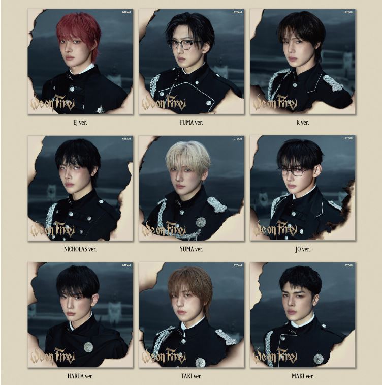 [ONHAND] &TEAM 3rd EP Album We on Fire SOLO Edition Each Member (Sealed) Taki - SOLO Edition Album