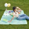 Thickened Waterproof Picnic Pad Friends Gathering Moisture Proof Floor Mat Outdoor Camping Beach Grassland Activity Mat Handheld for Easy Carrying
