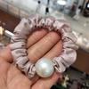High-Elastic Durable Leather Ponytail Holder - Large Intestine Hair Tie Headband for Girls