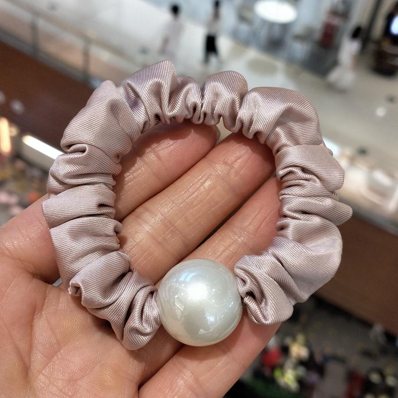 High-Elastic Durable Leather Ponytail Holder - Large Intestine Hair Tie Headband for Girls