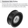 Drive Belt Idler Pulley for Land Rover Range Rover Sport 2009-2019 Serpentine Tensioner Pulley Idler No.LR039516/AJ813564/LR010725 Black 1 Pcs