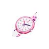 Swatch Flik Flak Feifei Serie Quarzwerk 30 Meter wasserdicht Kinder Schweizer Uhr 31,85*35mm weißes Zifferblatt Kunststoffgehäuse Stoffarmband ZFPNP095