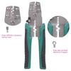 Conectores Elétricos Terminais de Fio em Forma de U em Forma de O 0,5-4MM Terminais Cabo Terminal Pontas de Fio com Conjunto de Alicates de Crimpagem