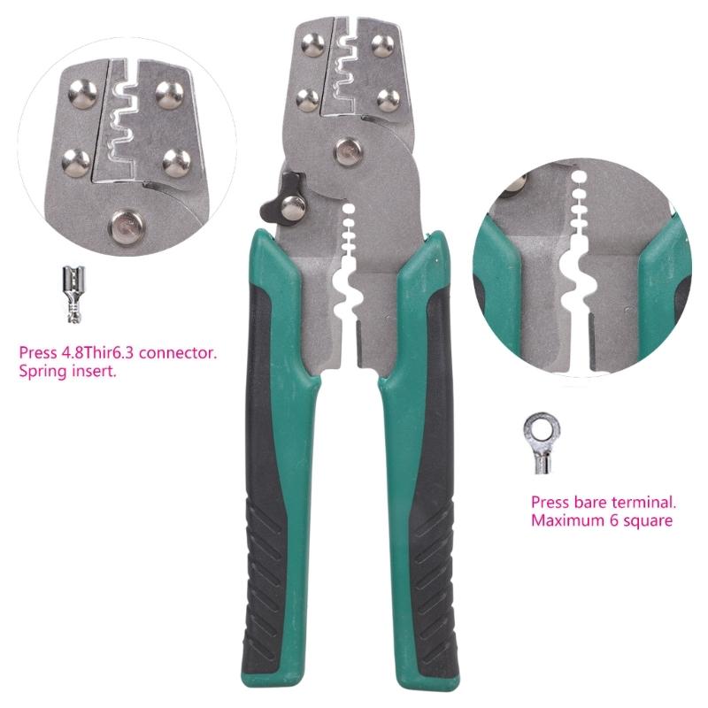 Conectores Elétricos Terminais de Fio em Forma de U em Forma de O 0,5-4MM Terminais Cabo Terminal Pontas de Fio com Conjunto de Alicates de Crimpagem