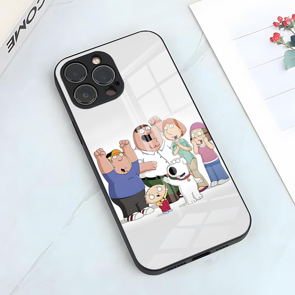 F-Familie Lustiger Kerl Handyhülle Für IPhone 17 Pro Max 15 Pro 16 14 Plus 12 13 Mini 11 Pro Stoßfeste Glasabdeckung
