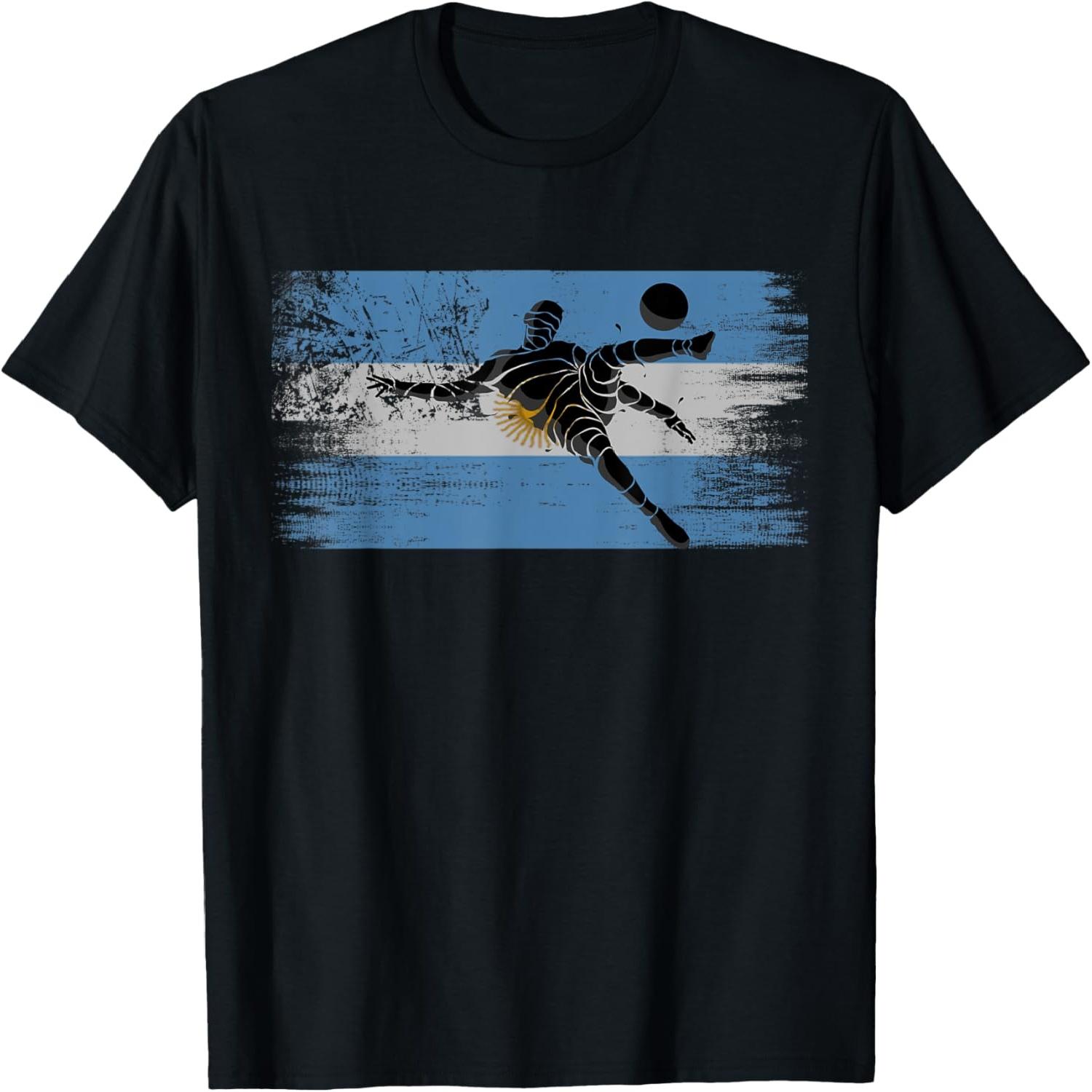 Argentina Soccer Argentina Football Argentina Futbol T-Shirt S разноцветный