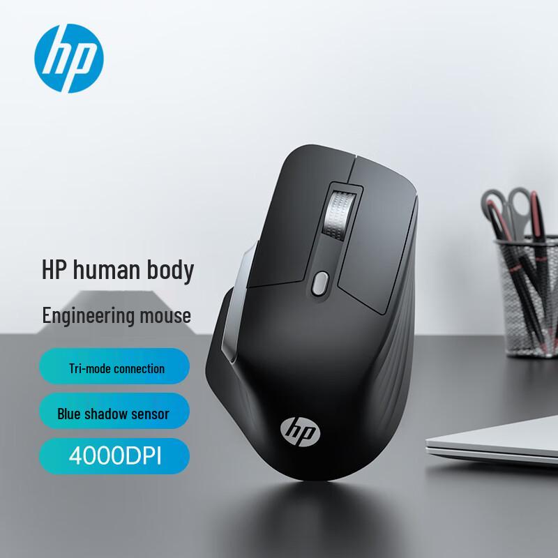 HP Professor 1 Ergonomic Triple-Mode Wireless Mouse
