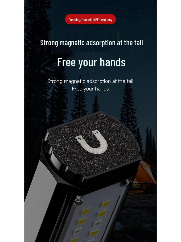 Rechargeable Mini Flashlight: Multifunctional Tent & Emergency Light for Camping & Home