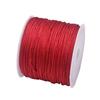 50Yds 0.8mm Crafts Nylon Cord For Jewelry Making Beading Braided Nylon Satin String for Bracelets Rattail Trim Chinese Knot