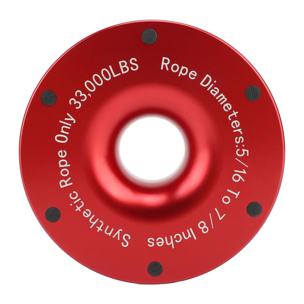 Winch Snatch Towing Ring Aluminium 33000lbs Break Strength Snatch Block Pulley for ATV UTV SUV Truck Dirt Bike 5 16 to