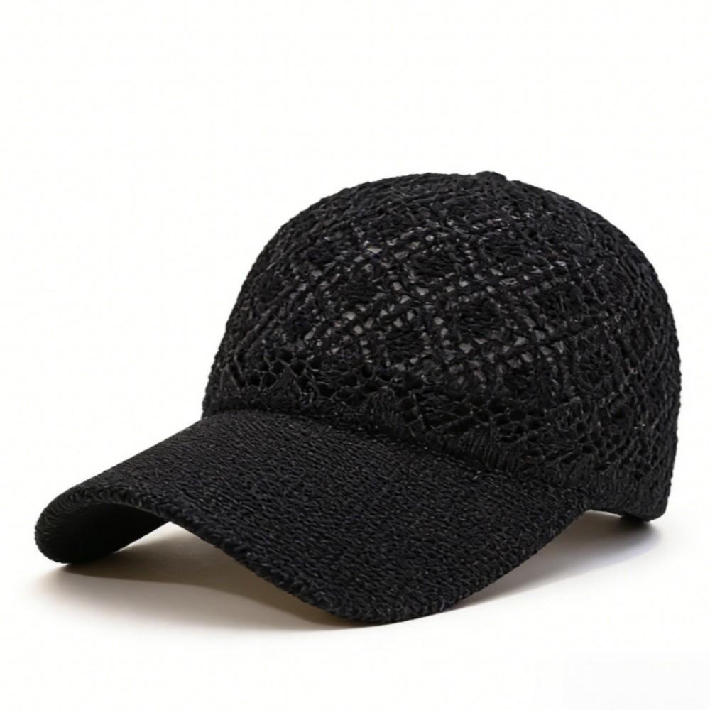 

Breathable Baseball Cap Hollow Thin Casual Cap Creative Sunhat Summer Season чёрный
