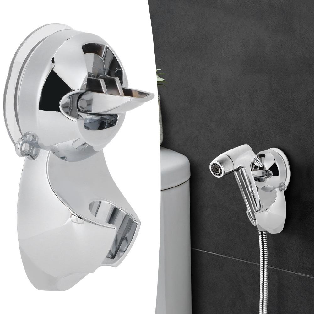 Suction Cup Mount Shower Head Bracket Plastic Material Shower Head Support Shower Room