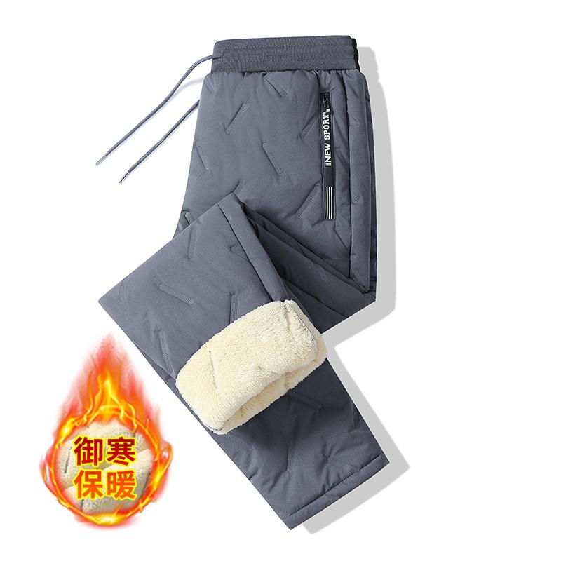 Pantaloni in Cotone Velluto d'Agnello da Uomo Nuovi Invernali da Esterno Caldi Taglia Grande Larghi Antifreddo Casual Vellutati Spessi