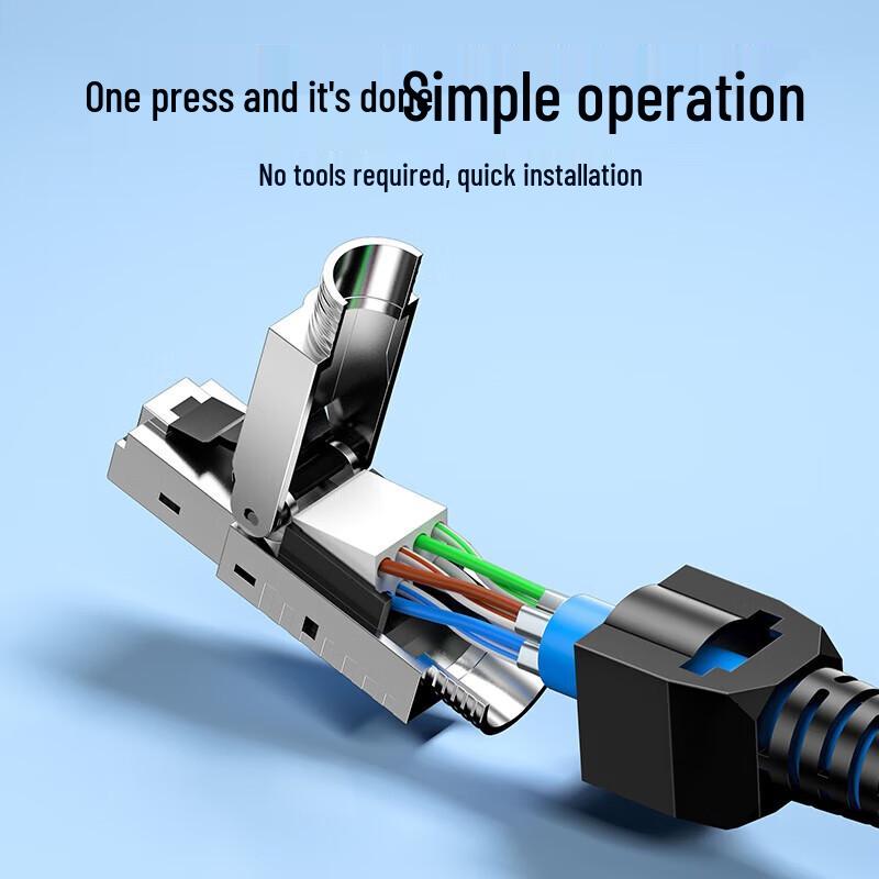 SAMZHE CAT6A Shielded Tool-Free RJ45 Connector