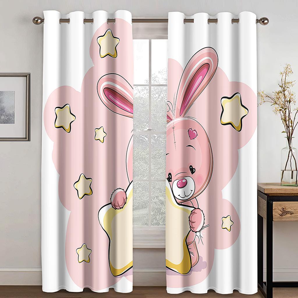 Kreskówka Uroczy Kot Zwierzę Park 3D Dziecko Dzieci Dziewczyna Dzieciństwo Darmowa Wysyłka 2 Sztuki Cienkie Zasłony Okienne Do Salonu Sypialni Dekoracji