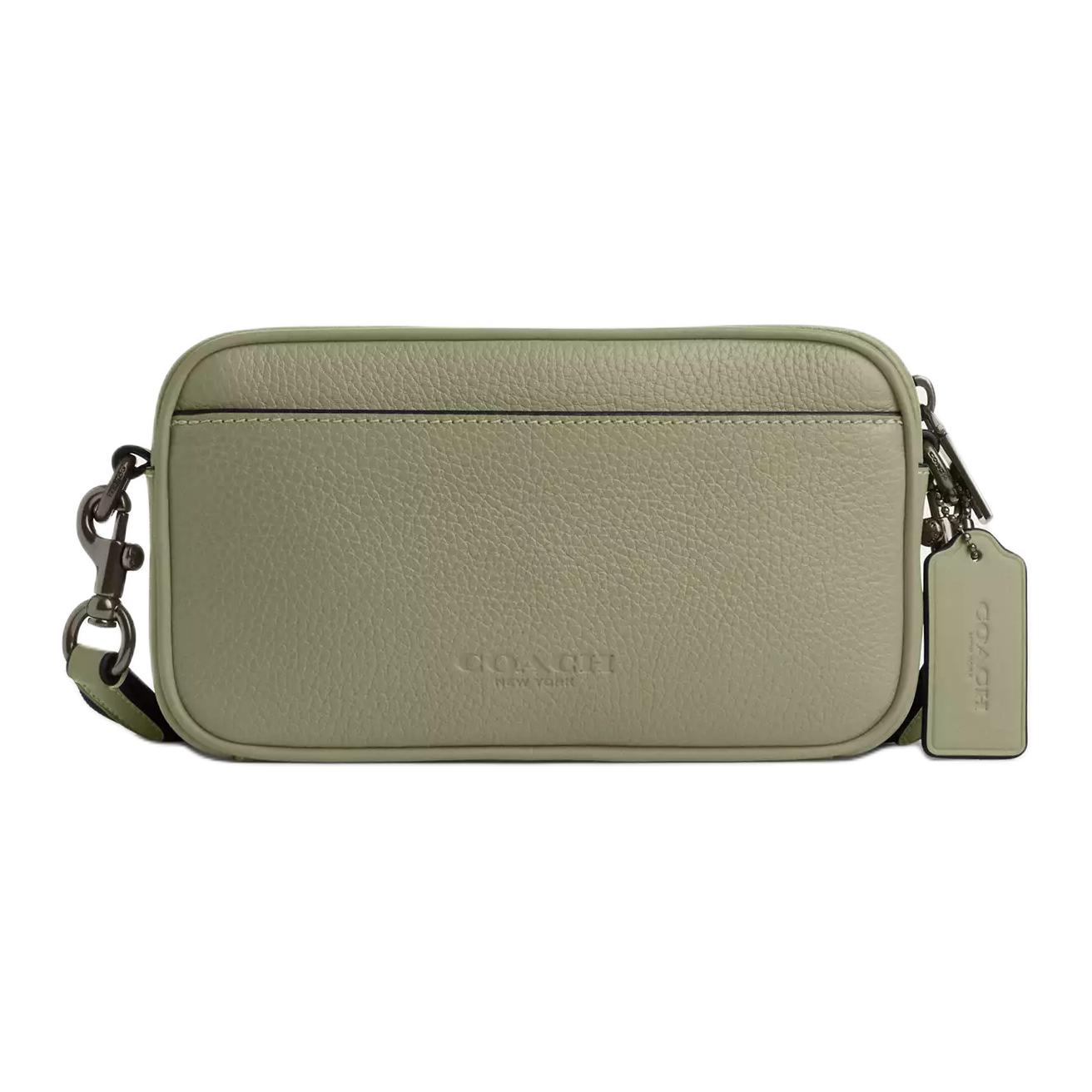 Coach Crossbody Bag Classic Leather Daily Commute CR179-QBPST Basic Set (Bag+Dust Bag)