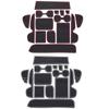 1 Set Car Non-Slip Mat Door Groove Pads Gate Slot Cup Car Accessories For Toyota RAV4 XA50 2019 2020 2025 2025 2025 RAV 4 Hybrid